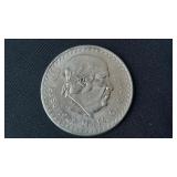 1947 UN Peso 50% Silver from Mexico High Grade