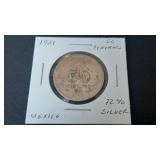1921 50 Centavos from Mexico 72% Silver