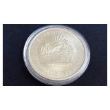 1950 5 Pesos Railroad From Mexico 72% Silver