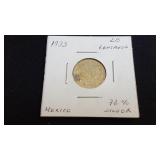 1933 20 Centavos from Mexico 72% Silver