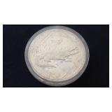 2000 5 Pesos "Cocodrillo De Rio" 1 Oz .999 Silve