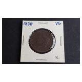 1838 Large Cent