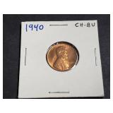1940 Lincoln Wheat Cent High Grade