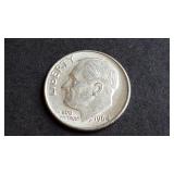 1964 Roosevelt Dime