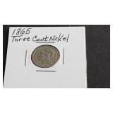 1865 3 Cent Nickel