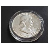 1951 Franklin Half Dollar