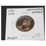 1976 Bicentennial Quarter High Grade