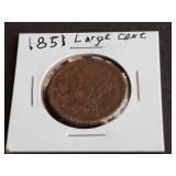 1851 Braided Hair Large Cent