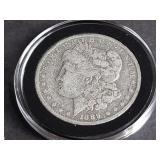 1889 O Morgan Silver Dollar