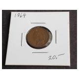 1864 Indian Head Cent