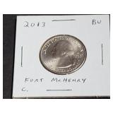 2013 Fort McHenry Quarter High Grade