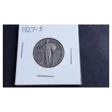 1927 S Standing Liberty Quarter