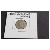 1865 3 Cent Nickel
