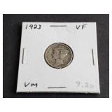1923 Mercury Dime