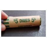Roll of 90% Silver Dimes