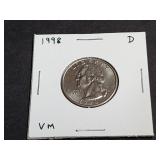 1998 D Washington Quarter High Grade