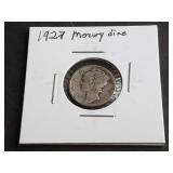1927 Mercury Dime