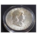 1948 D Franklin Half Dollar