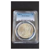 1882 S Morgan Silver Dollar PCGS MS63
