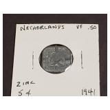 1941 5 Cents From The Netherlands