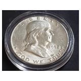 1952 D Franklin Half Dollar