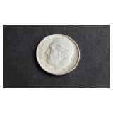 1964 Roosevelt Dime