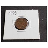 1901 Indian Head Cent