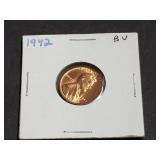 1942 Lincoln Wheat Cent High Grade