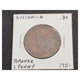 1951 Penny From Australia