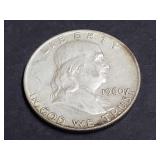 1960 D Franklin Half Dollar