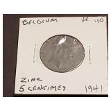 1941 5 Francs From Dutch Belgium