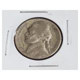 1945 S Silver Wartime Jefferson Nickel