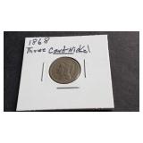 1868 3 Cent Nickel