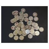 50 Colorized Canadian 25 Cent Coins