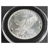 1982 Sunshine Minting Silver Eagle 1 OZ 999 Silver