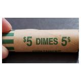 Roll of 90% Silver Dimes