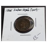 1865 Indian Head Cent
