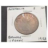 1953 Penny From Australia