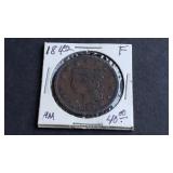 1842 Braided Hair Large Cent