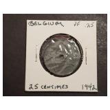 1942 25 Centimes From Dutch Belgium
