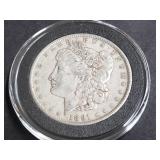 1891 Morgan Silver Dollar