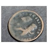 1842 1/8 Real  From Mexico