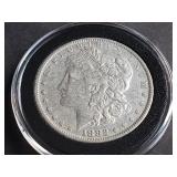 1882 O Morgan Silver Dollar