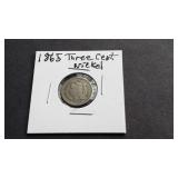 1865 3 Cent Nickel