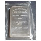 NTR Metals 10 Ounce .999 Silver Bar