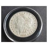 1880 O Morgan Silver Dollar