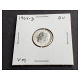 1964 D Roosevelt Dime High Grade