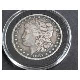 1881 Morgan Silver Dollar