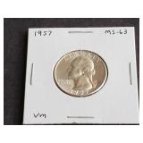 1957 Washington Quarter High Grade