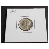 1941 Mercury Dime